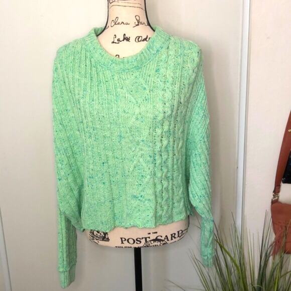 NWT! Free People on Your Side Knit Pullover Women's Size Medium - Picture 2 of 10